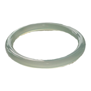 湖水绿远山黛玉髓玛瑙手镯冰种马料细圆条美人镯叮当镯轻奢女