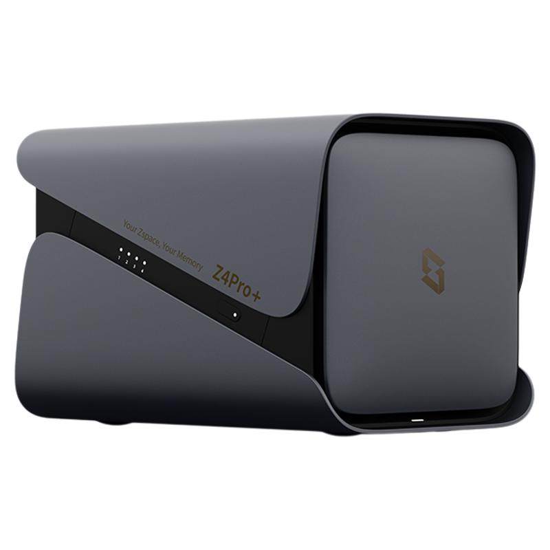 【新品】极空间私有云Z4Pro+ 8G标准版四盘位nas主机四核个人云存储智能Ai家庭云智能网盘网络存储服务器