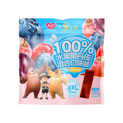 100%纯水果果丹皮280g/袋独立装