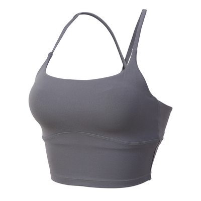 格雷系细肩带运动背心女美背吊带