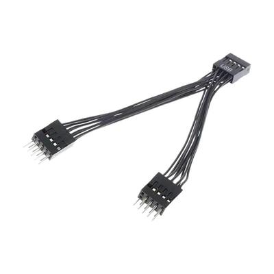 USB2.09针转双针主板转接延长线