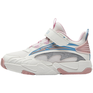 安踏儿童女小童篮球鞋2026年秋季新款透气防滑儿童高帮运动鞋板鞋