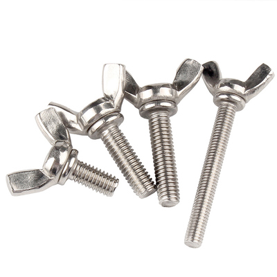 304不锈钢蝶形螺丝元宝羊角手拧