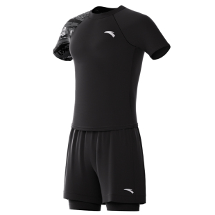 安踏男士泳衣套装2026新款速干成人上衣青少年专业游泳温泉装备