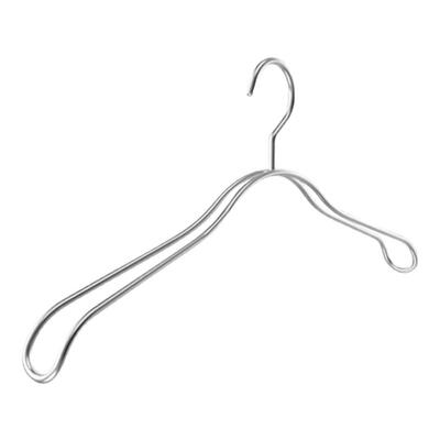 四万公里不锈钢衣架实心加粗加宽