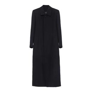 APOZi collection 东方诗人系列 新中式天丝棉单排扣系带垫肩风衣