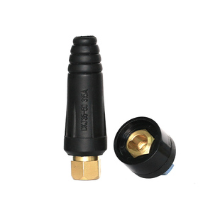 佳士电焊机快速插头插座全铜配件纯铜快插座插头公母焊把线连接头