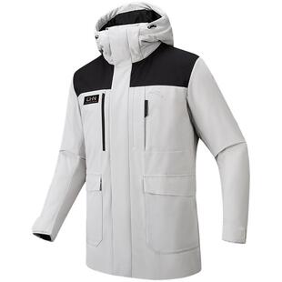 安踏六度芯羽绒男款CHN中国中长款工装冬季保暖棉服外套152617907