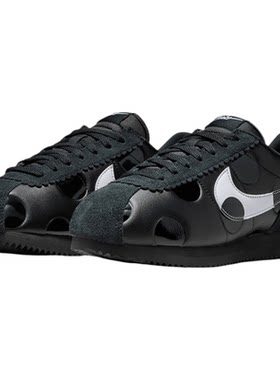NIKE耐克女鞋CORTEZ黑色波点时尚百搭阿甘鞋运动休闲鞋IR1332-001