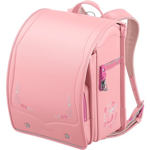 SEIBAN天使之翼女生粉色日本小学生儿童书包减负背包礼盒装双肩包