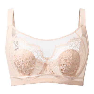 古今夏季凉感内衣薄款蕾丝兔耳杯