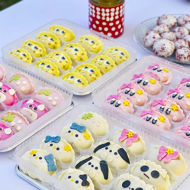 卡通动物饺子模具星之卡比海绵宝宝花样面食早餐包子馒头辅食模具