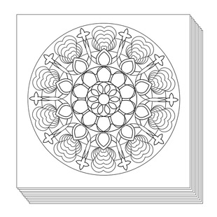 秘密花园英文版曼陀罗涂色书填色本涂鸦绘画成人减压解压加厚正版