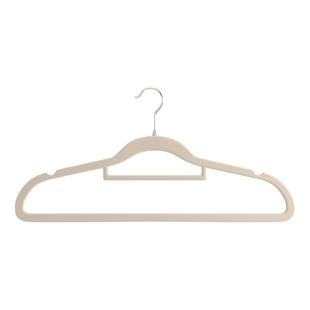 植绒衣架家用挂衣100个整理师专用无痕防肩角衣柜收纳晾衣服撑子