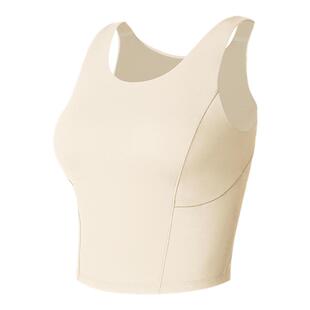 Keep运动内衣女秋冬瑜伽普拉提修身低强度背心带胸垫瑜伽服上衣