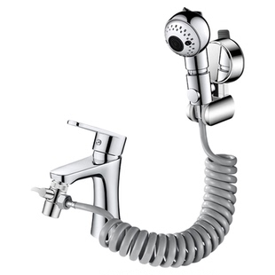 面盆水龙头外接花洒洗头神器卫生间洗手盆加长延伸器抽拉伸缩冷热