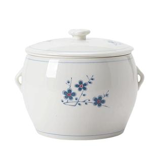 闽南溢汤溢鸭汤滴露隔水炖炖盅专用锅内胆带孔免过滤陶瓷大号汤盅