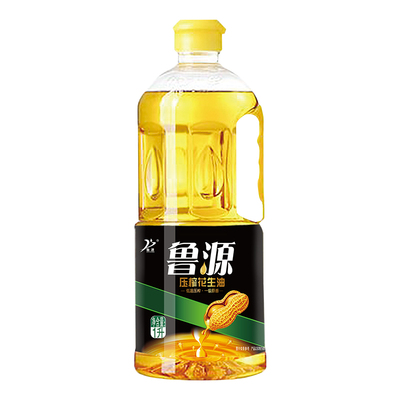 鲁源一级压榨花生油1L装