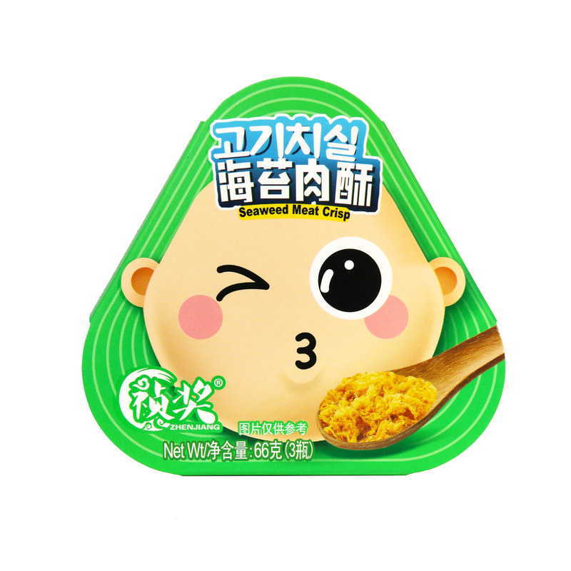 祯奖海苔肉松66g罐装零食宝贝鱼松配料干净肉酥营养下饭菜