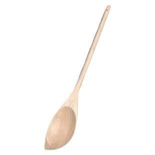 30cm超长圆柄搅拌料理勺无漆加长烹饪勺木质角落酵素酱汤酱料勺子