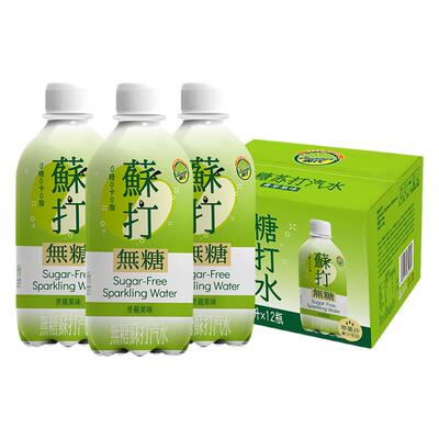 青苹果味无糖苏打汽水350ml*12瓶