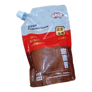 古莲池甜面酱360g袋装家庭小包装酱香烤鸭拌面北京炸酱二八调味酱
