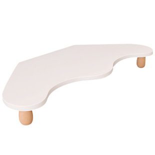 转角电脑增高架办公室工位神器桌面台式支撑架拐角置物架女生可爱