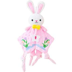 新生婴儿安抚巾玩偶阿贝贝防惊跳安抚玩偶宝宝玩具哄睡觉公仔神器