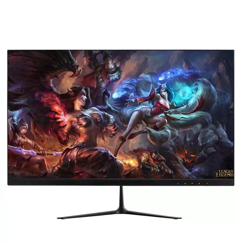 全新22寸直面无边框显示屏75Hz27寸1K高清游戏电竞台式电脑显示器