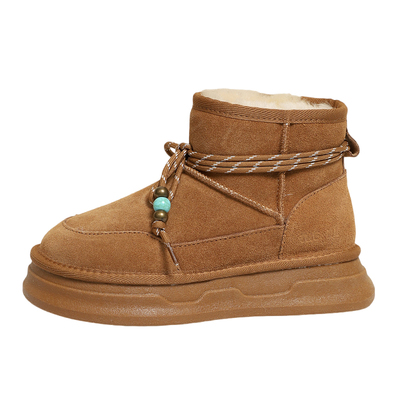 全羊毛加厚保暖雪地靴女2025新款