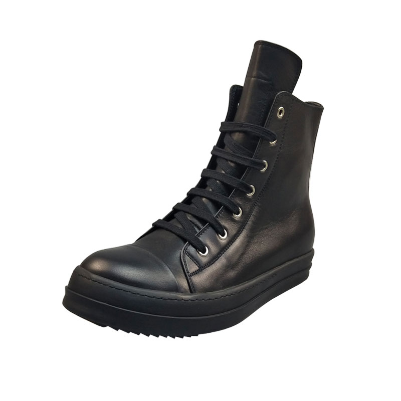 ro高帮鞋男真皮厚底女情侣同款