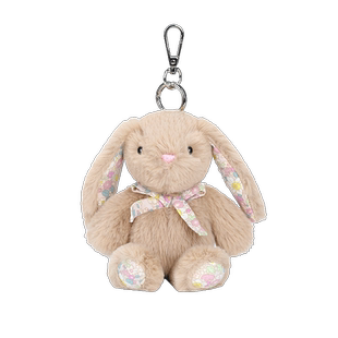 McHugs蝴蝶结兔钥匙扣毛绒玩偶包包挂件挂饰公仔玩具娃娃生日礼物