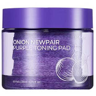 isntree紫色洋葱去角质提亮肤色棉片补水保湿200ml