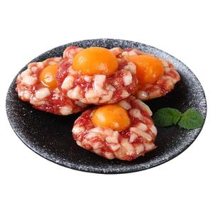 咸蛋黄腊肉饼蛋黄凤凰盏凤凰球蛋黄盏广式腊肠特色腊味煲仔饭腊蛋