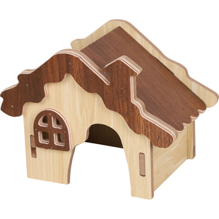 金丝熊仓鼠躲避屋睡觉窝小房子夏天专用的窝四季通用木屋用品大全