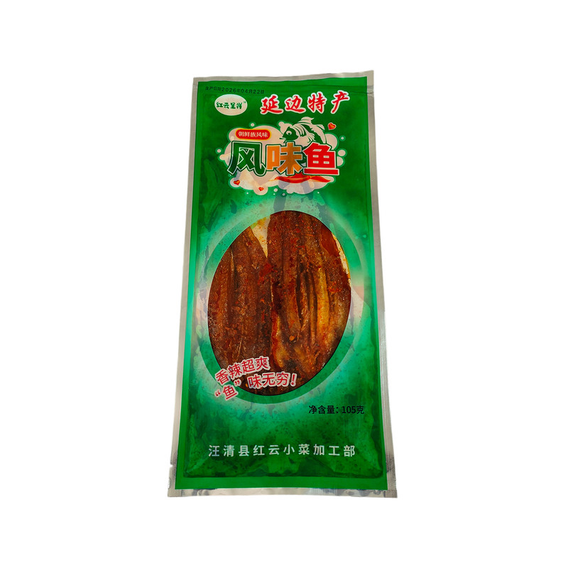 红云传统工艺双条辣明太鱼105克