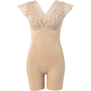 【明星同款】北极绒蕾丝飞袖显瘦塑身衣收腹提臀美背体雕龙年穿搭