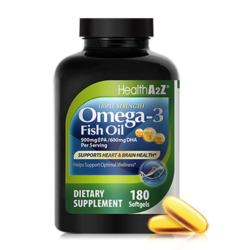 【美国进口】HealthA2Z雅康全99%欧米茄3深海鱼油软胶囊中老年