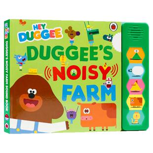 嗨道奇 农场纸板发声书 英文原版 Hey Duggee Duggees Noisy Farm Sound Book 低幼宝宝的农场启蒙发声书 亲子共读图画书 纸板书