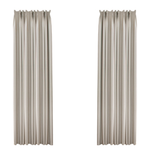 2025新款绍兴柯桥日式奶白全遮光窗帘棉麻遮阳布卧室客厅飘窗隔热