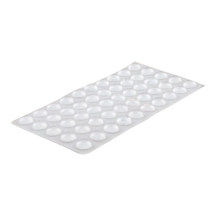 硅胶防撞粒贴衣橱柜门消音缓冲透明胶粒自粘防滑抽屉家用防撞垫