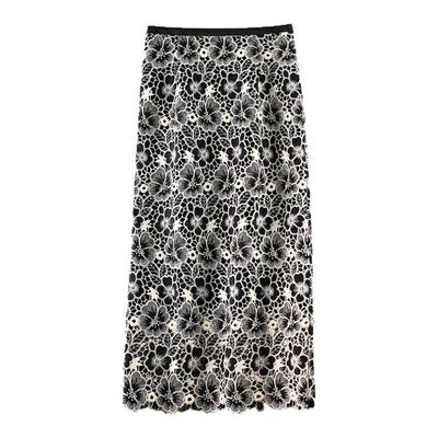 法式蕾丝半身裙夏长裙刺绣包臀裙