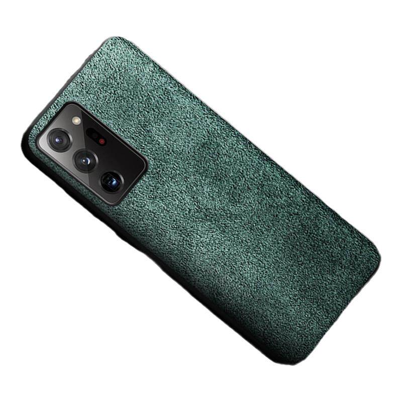 适用三星Note20欧缔兰翻毛皮手机壳商务note20 Ultra全包防摔保护套绒面男女新款保护壳