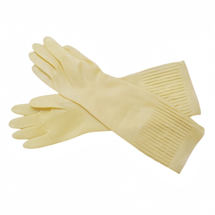 群生加长牛筋橡胶家务清洁乳胶手套加厚耐用劳保餐饮厨房洗碗手套