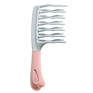 双排波浪齿卷发梳子便携烫发女士专用宽齿梳不打结长发防静电家用