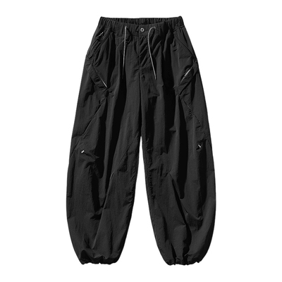 潮牌宽松速干直筒休闲裤