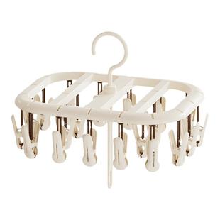 袜子晾晒架多夹子晾衣架婴儿多功能晒袜子神器阳台挂内衣内裤夹子