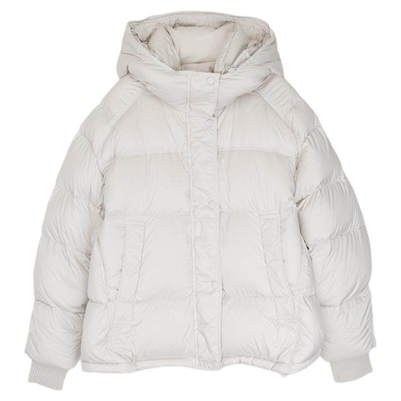 【新品】衣莎美诺冬短款羽绒服黑色白色Y670D0616