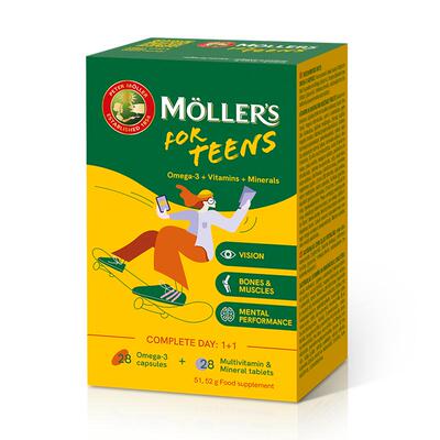 挪威Mollers青少年营养包