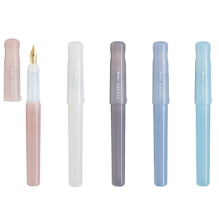 一航日本PILOT钢笔半透笑脸Kakuno家族系列限定颜色形象笔尖百乐